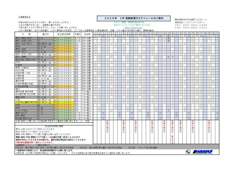 2025�N 3�� ���ڕ։^�s�X�P�W���[��